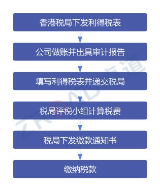 香港公(gōng)司利得稅申報流程圖